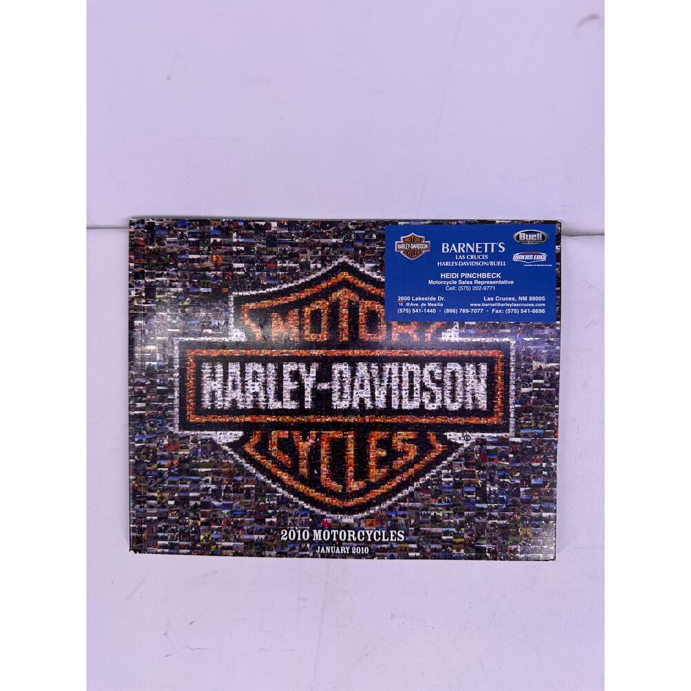 2010 Harley Davidson Motorcycle Booklet